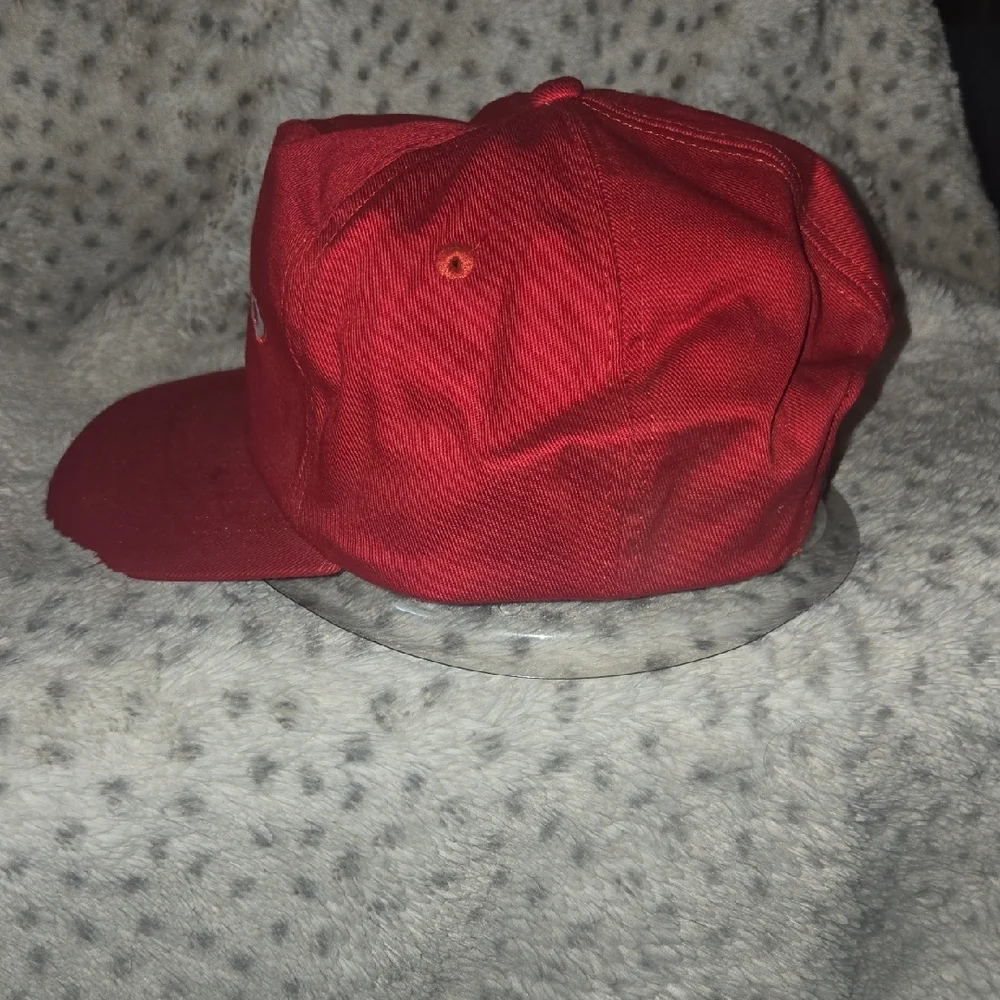 Red Men's Cap - Picture 4 of 9